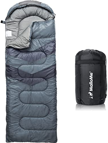 MalloMe Schlafsack Outdoor - Schlafsack Erwachsene und Kinder - Schlafsack Winter, Schlafsäcke, Camping Sleeping Bag, Deckenschlafsack - Winterschlafsack - Leicht, Tragbar, Warm, Deckenschlafsäcke