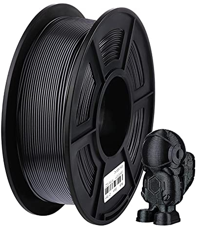 ANYCUBIC Pla Filament 1.75mm 3D Drucker Filament Pla Schwarz, 1kg Spool, Filament 3D Druckmaterialien Maßgenauigkeit +/-0,02mm