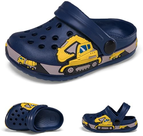 Unisex Zoccoli Sabot Bambini Carino Sabot Ciabatte Dinosauro Sandali da Spiaggia Estivi Ciabatte da Giardino Muli Scarpe da Piscina Ragazzi Ragazze