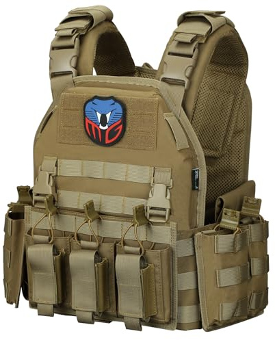 Snacam Tactical Vest for Men Molle Security Airsoft Vest Adult