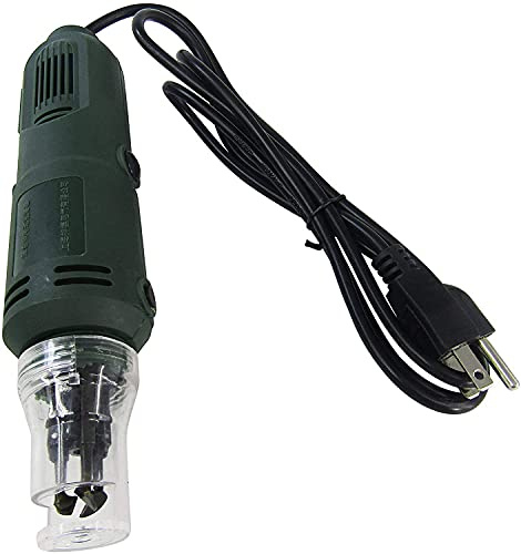 ELOKTHE DF-8 110V Handheld Wire Stripper - Cutter & Scraper for Enamelled Wire (0.3-2.5mm, 10000 r/min, Green, Plastic, Copper, Tungsten Steel)