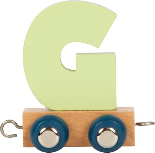 small foot Buchstabenzug Polar G aus Holz, Holzzug individuell kombinierbar, zum Dekorieren und Verschenken, 12577