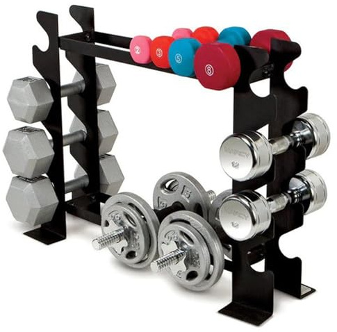 Kurzhantel-Aufbewahrungsregal Home Gym Gewicht Rack Langhantel-Bodenständer Mehrschichtig Krafttraining Gewichte Halterung