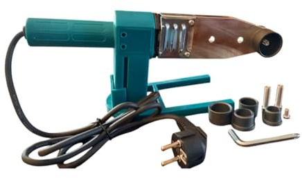 Maryse Polifusore per Tubi in Plastica 1500W – Stazione Saldante con 6 Matrici (20-63 mm) – Saldatore Professionale per Tubi PP-R, PE, PB, PVC