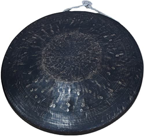 gong klingel percussion instrumente klangschalen Court Classical Gongs Musikalisch gestimmter Tischgong mit Hammerschlägel(Color:30cm,Size:)