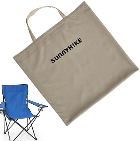 Borsa Sedia Da Campeggio - Sacco Di Stoccaggio Sedile Da Campeggio Pesante, Copertura Reclinabile All'aperto | Sedia Pieghevole Impermeabile Per Il Trasporto Sedia, 600D Oxford C, Medium [Warm Sand