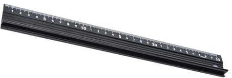 Generic Herramienta de Corte de Aleación de Aluminio para Regla de Oficina para Uso Doméstico, Tipo L 45 Cm para Medición de Longitud (tipo L 30cm)