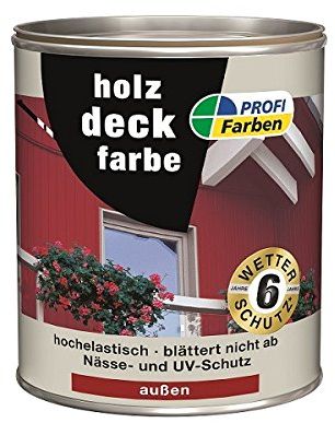 Holzfarbe PROFI Farben Holzdeckfarbe 750 ml moosgrün