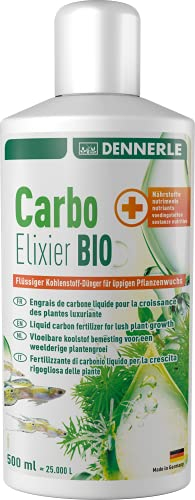 Dennerle Carbo Elixier Bio - Flüssiger Kohlenstoff Dünger für üppigen Pflanzenwuchs (500 ml)