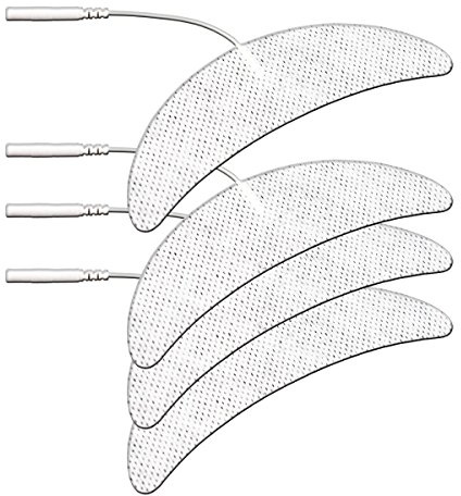 Prorelax Knie-Elektrodenpads in Bananenform, weiß