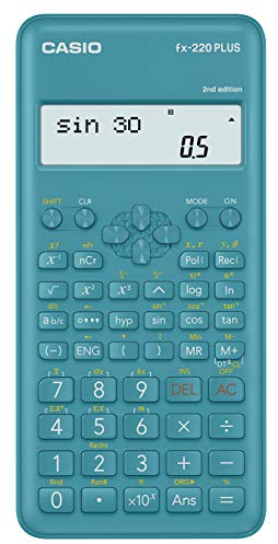 Casio FX-220PLUS-2 Wissenschaftlicher Taschenrechner blau