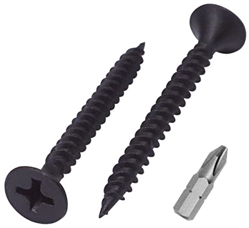SKIR'CO Lot de 400 vis pour cloison sèche, finition phosphatée 3,5 x 35 mm, filetage fin, tête trompette Phillips