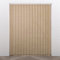Lamellenvorhang/Vertikaljalousie - Easy Nature - 89mm - Lichtdurchlässig - Beige - 40 x 260-5 lamellen