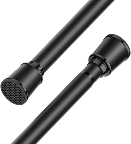 GOLDION Einziehbare Duschvorhangstange ohne Bohren 70-120cm,Ø32mm Teleskopstange Gardinenstange zum Klemmen - Garderobenstange Duschstange & Kleiderstange &Gardinenstange