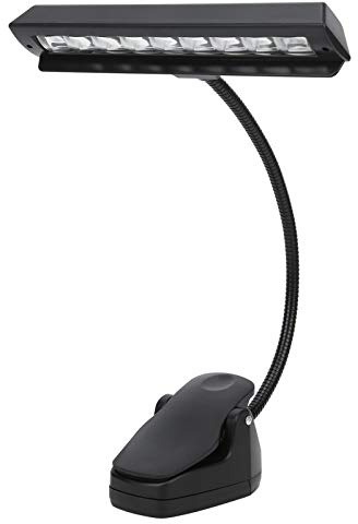 LiebeWH Music Stand Light LED Clip-On Music Stand Light Adjustable Neck Professional USB Desk Lamp for Pianos Orchestra Pits