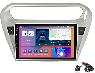 Navigatore satellitare per Auto Stereo Android 10 Doppio DIN per Peugeot 301 2013-2016 Radio Navigazione GPS 9'' MP5 Lettore Video multimediale Ricevitore FM Supporto 4G 5G WiFi SWC Carplay, M500S