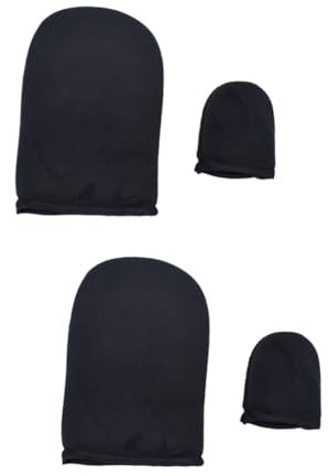 Angoily 4 Stück Gesichts- -handschuh Rückenbräunungshandschuh Für Selbstbräuner Sonnenloser Bräunungshandschuh Bräunungs-entferner-handschuh Ohne Sonne Sonnencreme Sonnenschutz