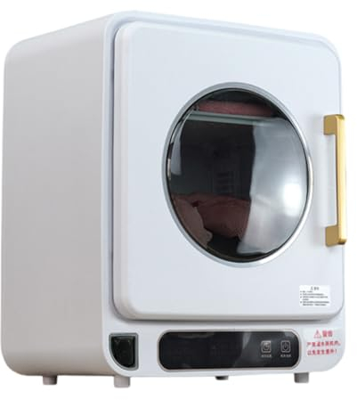 SN-XBDP Mini secadora de ropa, gabinete pequeño para ropa interior doméstica de 120 W con secado y esterilización UV, adecuado para ropa interior/productos de belleza/toallas,White