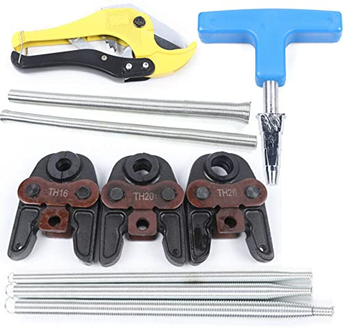 Loobiiny TH16/TH20/TH26 - Pince à sertir professionnelle - Kit d'outils de sertissage avec pince à sertir - Pour tube en cuivre, tube en acier inoxydable - Inserts de mâchoire