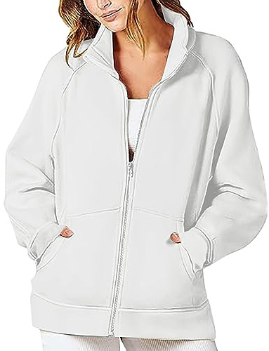 Sudadera Cremallera Mujer Roja Mujer Largo Abierto Marinera Chaqueta Chandal Mujer Talla Grande Vestido Corto Invierno Mujer Camiseta Larga Mujer Tipo Vestido Sudadera Mujer Basica Sin Capucha