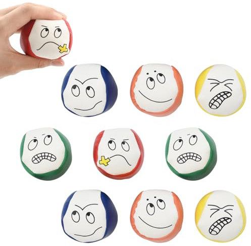 Coriver Jonglierbälle, 10 Stück Jonglierball Set, Zirkusballspiele Jonglierbälle, Pädagogischer Jonglierbälle für Mädchen und Jungen, Outdoor-Spielzeug Jonglierball für Anfänger Erwachsene Kinder