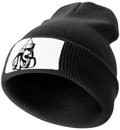 Cmagnifico Bonnet en tricot, bonnet de boxe, bonnet d'hiver pour homme, femme, comme sur l'image, Taille unique