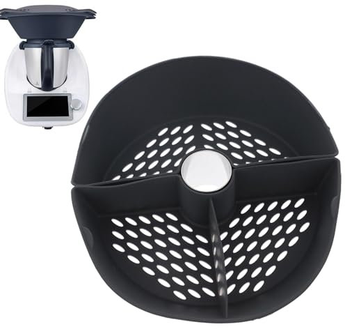 Byeaon Vaporizador de alimentos de silicona,Cesta de vaporizador de silicona | Divisor de vaporera para verduras | Cesta de vapor multiusos apta para lavavajillas de calidad alimentaria, accesorios de