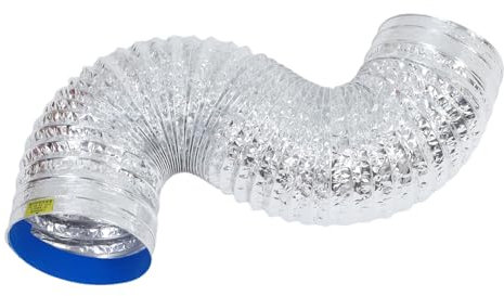 Mikikit Range Hood Exhaust Pipe Flexible Aluminum Air Ducting for Kitchen Vent Hose Layers Insulated