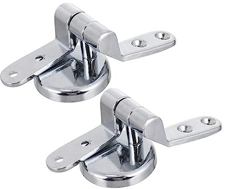 HOMSFOU Bisagra Para Asiento De Inodoro Bisagra De Fijación Para Tapa De Inodoro De De Zinc Hogar Herramienta Para Fijar Tapa De