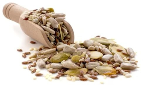 Bongiovanni (Farine e bontà naturali) Mix di Semi Misti per Pane e Insalate 100g | Semi di Lino, Zucca, Girasole, Sesamo | Croccantezza e Fibre, Ideale per Pasticceria e Condimenti Gourmet.