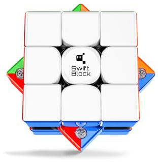 Swift Block 355 Super Maglev Zauberwürfel 3x3, Magnetisch Speed Cube, UV | Original Profi Speedcube mit 76 Magnete, Lernspielzeug Geschenk für Kinder, Anfänger und Erwachsene, Puzzle Fidget Toy