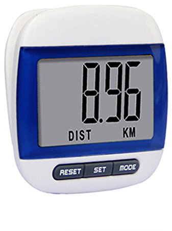 Gemini_mall® Mini LCD Run Step Pedometer Walking Distance Calorie Counter (Blue)