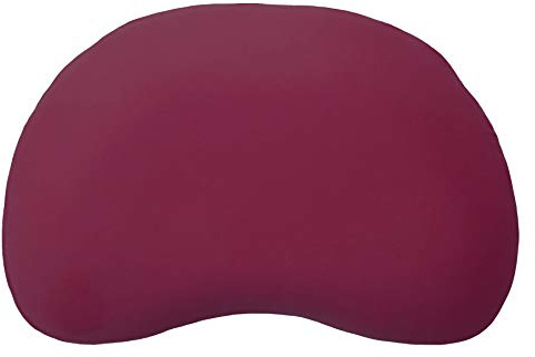 Edda Lux® Bezug passend für Tempur Curve Kissen, 61x40 cm, in Burgund | Jersey Kissenbezug für Curve S (61x40x9,5 cm) und M (61x40x11 cm) Kopfkissen, aus 100% Baumwolle mit Reißverschluss