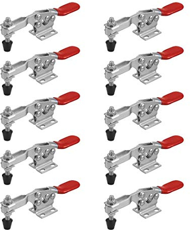 (10 Pack) 500LB U-BAR FLG BASE HORIZONTAL HOLD-DOWN CLAMP