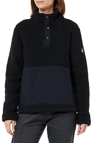 Spyder Damen Slope Fleecejacke, Schwarz, M EU