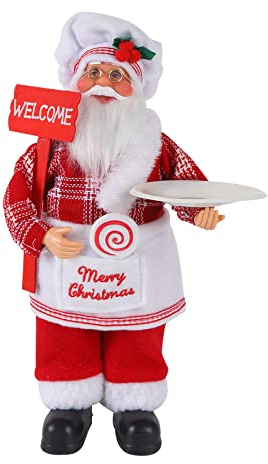 Weihnachtsmann Deko Stehende Figur Kunststoff Santa Claus Geschenk