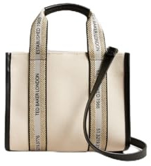 GEORJEA Branded Webbing Canvas Small Tote
