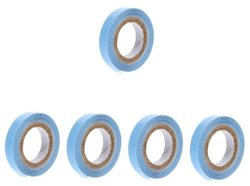 DOITOOL 5rollen Doppelseitiges Perücken-klebeband Stark Haftendes Lace-front-band Yards Hautfreundlich Für Damen Individuell Zuschneidbar Für Haarverlängerungen Und