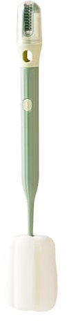 Cup Cleaning Brush, 3 In 1 Bottle Washing Brush, Sponge Brush with Long Handle, Detachable Cup Brush, Multifunctional Flexible Bottle Sink Suitable