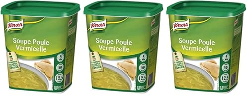 Knorr Professional Knorr Soupe Poule Vermicelle 825g 50 portions (Lot de 3)