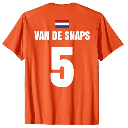 Van de Snaps Holland Niederlande Sauf Trikot Herren T-Shirt