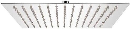 Cabezal de ducha cuadrado efecto lluvia acero inoxidable 25x25,Regadera de Lluvia Multichorro con Antical para Baño y Techo en Acero Inoxidable Cuadrada