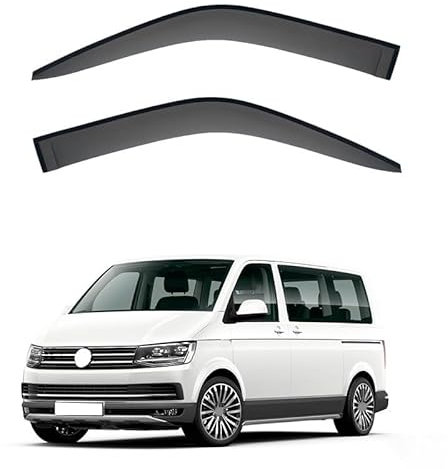 GuanLL Auto-Windabweiser für VW California T5-T6 2005-2019,Sonnenblenden/Regenschutz/Windabweiser/Tür-Windabweiser
