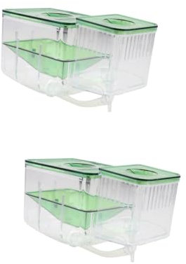 BCOATH 2pcs Self-guided Fish Breeding Tank Isolation Box Transparent Hatching Box for Aquarium Protects Fry and Newborn Fish Juvenile Isolation