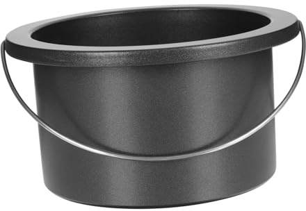 Healvian Non-stick Wax Melting Pot Aluminum Inner Pot 101mm Practical Wax Heater Container for Hair Removal Random Color