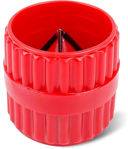 Deburring Tool for Copper Pipe, Universal Pipe Reamer 3-38mm, Internal/External Pipe Deburring Tool for Plastic, PVC, Metal, and Copper Tubing – Compact Hand Tool for Chamfering and Smoothing Edges