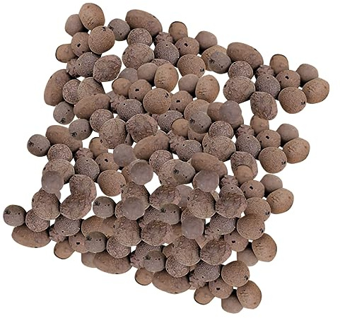 FUTUREORYY Ceramsite per Giardinaggio e Vasi da Fiori, Granulato Poroso 0,5-1 Cm, Confezione 1 kg, Substrato Traspirante per Piante in Vaso e Acquari, Supporto Drenante per Coltivazione e Decorazione