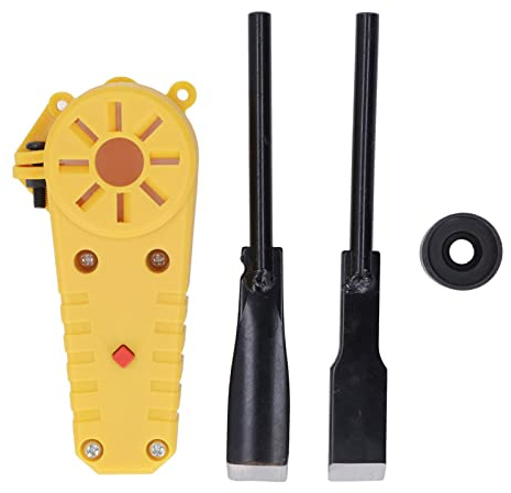 Juego de cinceles para tallar madera, herramienta de cincel eléctrica, amoladora angular, modificación, cinceles de acero inoxidable para carpintería, escultura DIY, amarillo,