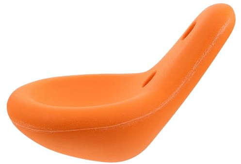 TOGEVAL Planche de Balançoire pour Garçon et Filles en Plastique Orange Siège de Remplacement Résistant aux Chocs Accessoire Extérieur Léger pour Aire de Jeux et Jardin Remplacement