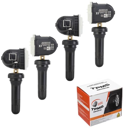 4x RDKS Reifendrucksensor Kompatibel mit Ford TPMS 433MHz, Ersatz für EV6T-1A180-CB / 2318530/1862980, Direkt Ersatz Sensor SetKompatibel mit Ford B-Max C-Max II Ecosport Fiesta Focus Mondeo